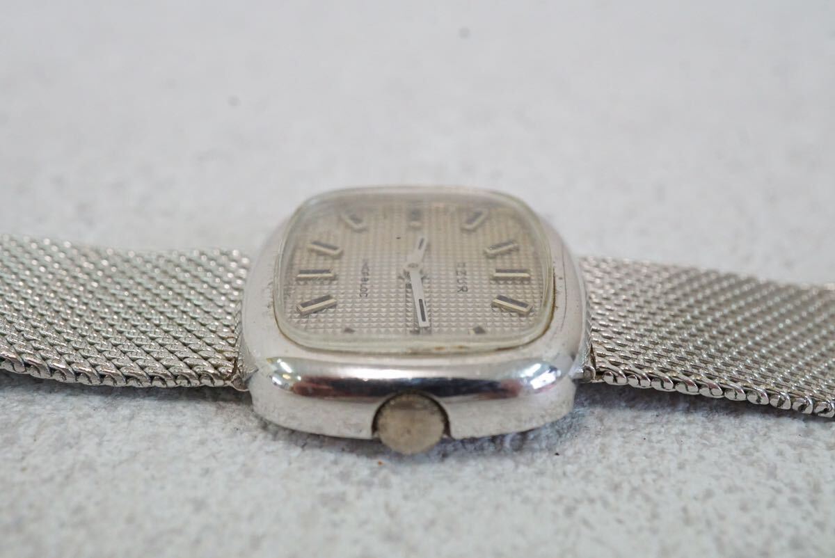 F543 AZUR INCABLOC/インカブロック 手巻き メンズ 腕時計 スクエア GERMANY/ドイツ製 ブランド アクセサリー ジャンク品の画像3