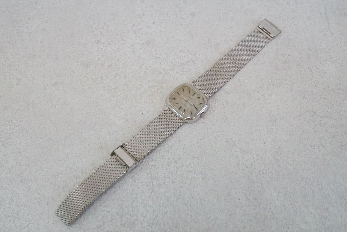 F543 AZUR INCABLOC/インカブロック 手巻き メンズ 腕時計 スクエア GERMANY/ドイツ製 ブランド アクセサリー ジャンク品の画像9