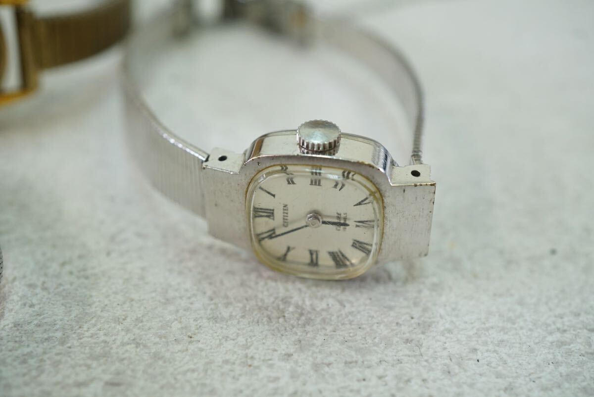 F499 全てCITIZEN/シチズン レディース 腕時計 8点セット クォーツ ブランド アクセサリー 大量 まとめて おまとめ まとめ売り 不動品の画像7