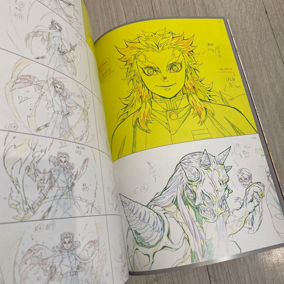 鬼滅の刃 原画集 アニメーション原画集 無限列車編 煉獄 煉獄杏 鬼滅の刃 原画集 アニメーション原画集 無限列車編 煉獄 煉獄杏