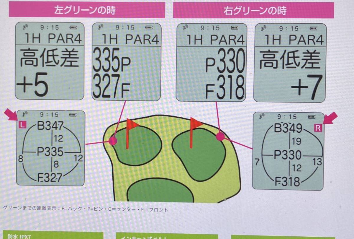 イーグルビジョン ウォッチ 6 高低差距離表示あり の画像10