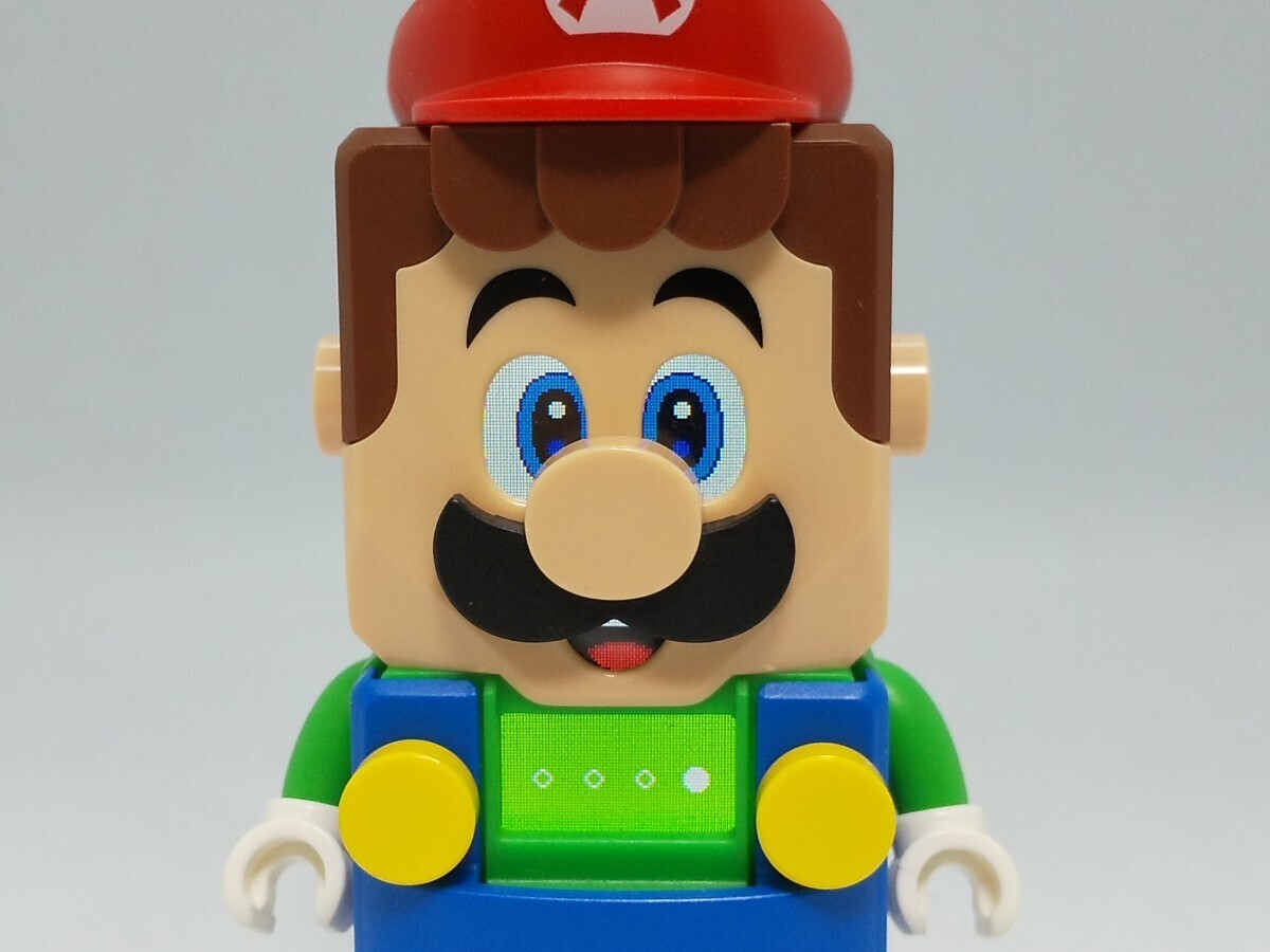 LEGO レゴ ルイージ 帽子はマリオ SUPER MARIO スーパーマリオ 通電確認済みの画像2