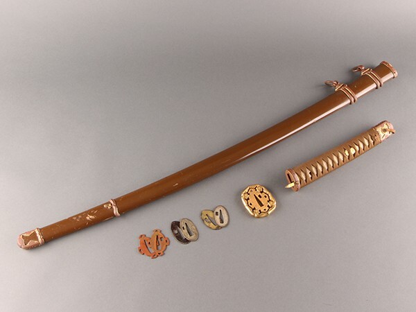 【K】武具 旧日本軍 軍刀 拵え 検：刀装具 外装 軍服 勲章 ミリタリー うぶだし品 e609の画像1