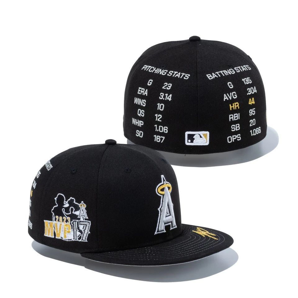 ニューエラ　大谷翔平　ロサンゼルスエンゼルス　2023MVP　ホームラン王　メモリアルキャップ　14339796 59FIFTY　7 7/8　62.5cm 新品　