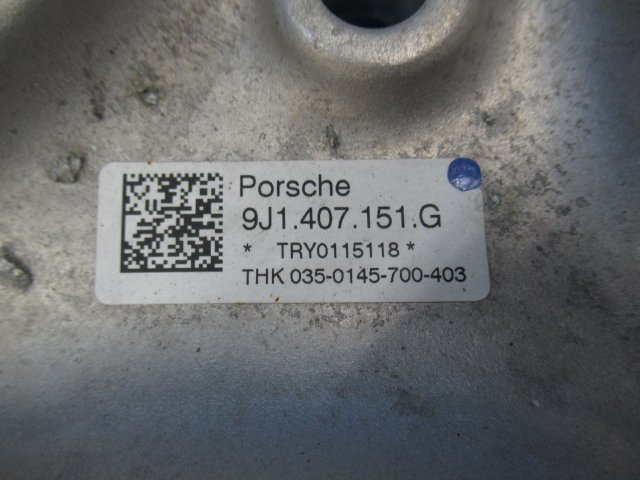 Porsche ポルシェ タイカン 純正 左 フロント ロアアーム 9J1407151G 971497121F (n094357)の画像6