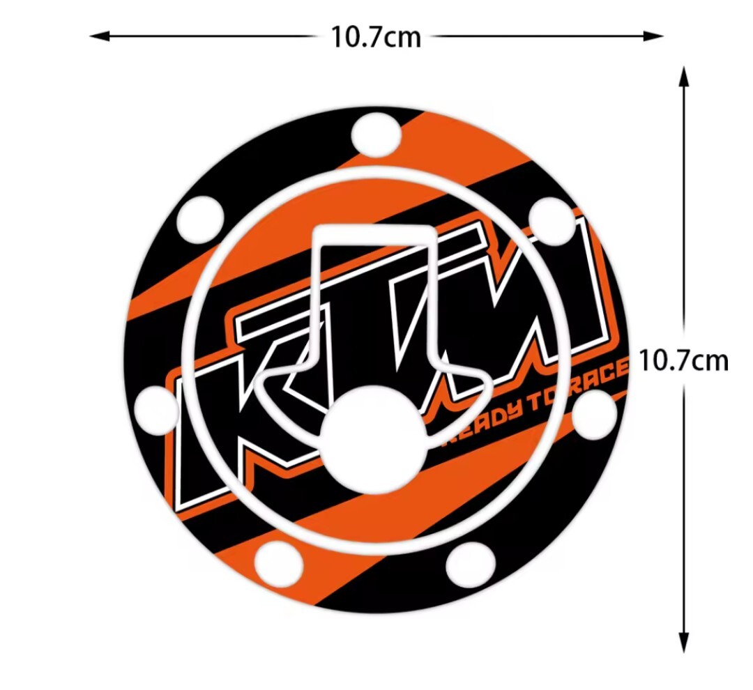 3D タンクキャップパッド KTM バイクステッカー Duke #DUKE 390 #DUKE 200 #DUKE 250 #RC 390 #RC 250 #RC 200, タンクパッドの画像2