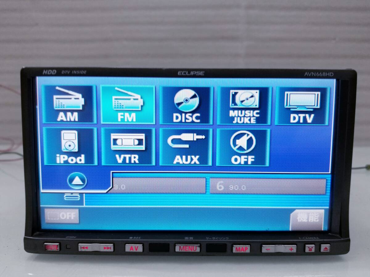 イクリプス ECLIPSE AVN668HD HDDナビ イクリプス ECLIPSE AVN668HD HDDナビ