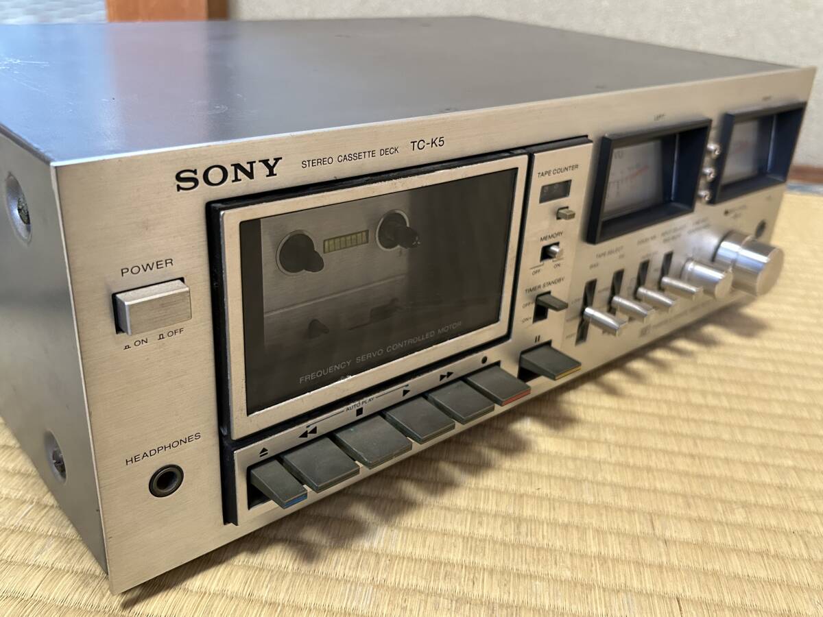 SONY  TC-K5 カセットデッキ   ジャンクの画像5