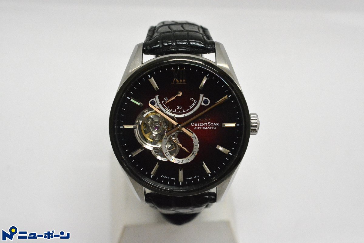 1T80★Orient Star オリエントスター RK-HJ0004R 自動巻き オートマ 時計★USED★<ニューポーン>