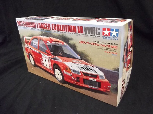 【内袋未開封/未組立】三菱/MITSUBISHI ランサー/LANCER EVOLUTION IV WRC 1/24 スポーツカーシリーズ NO.220 TAMIYA/タミヤ/80サイズの画像8