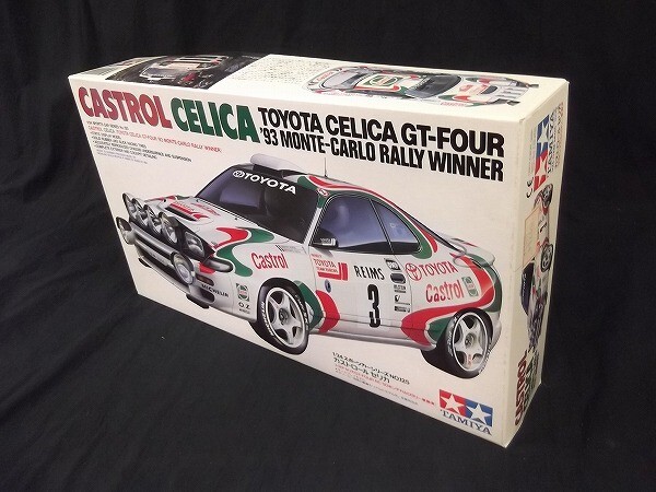 【内袋未開封/未組立】カストロール セリカ/CASTROL CELICA93 モンテカルロラリー優勝車 1/24 スポーツカー NO.125 TAMIYA/タミヤ/80の画像7