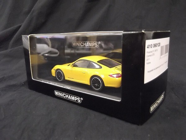 Minichamps/ミニチャンプス 1/43 ポルシェ/Porsche 911（997 II）Carrera GTS 2011 イエロー/Yellowミニカー/60サイズの画像7