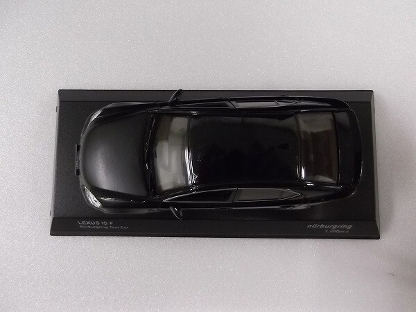 京商/KYOSHO 1/43 レクサス ニュルブルクリンク テストカー/LEXUS IS F Nurburgring Test Car ブラック/BLACK No.JCK03304NU/60サイズの画像5
