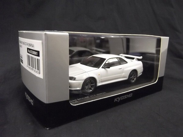 京商/KYOSHO 1/43 日産/NISSAN スカイライン/SKYLINE GT-R（BNR34）V-spec N1 No.03388N1/60サイズの画像6