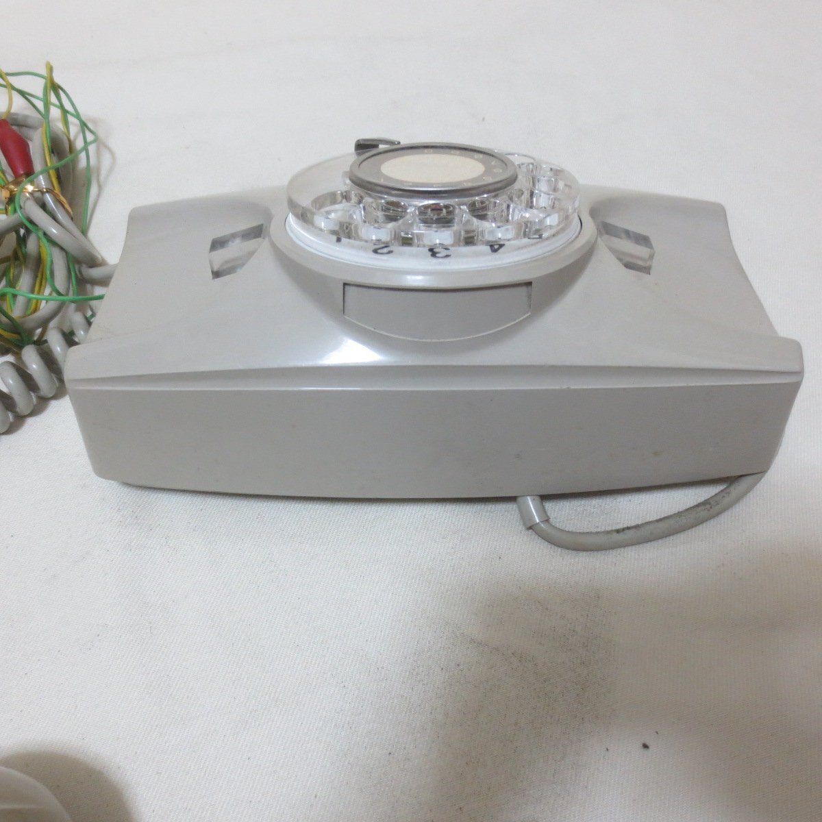 R317 Iwatsu Electric corporation small size A1 telephone machine NTR3101 retro antique dial type Showa era 