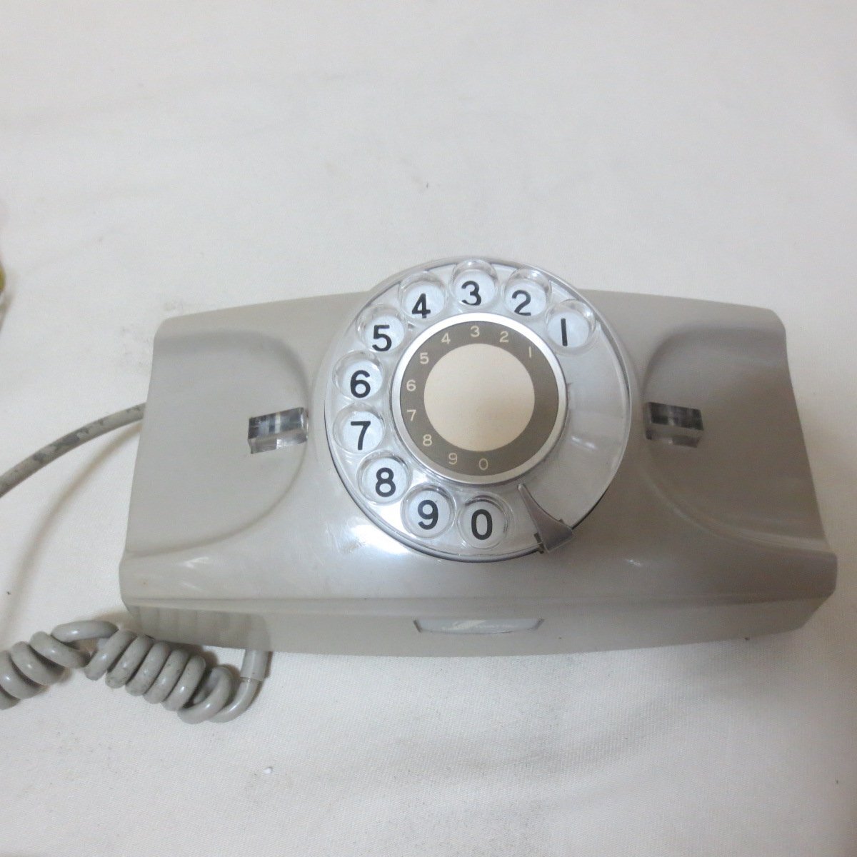 R317 Iwatsu Electric corporation small size A1 telephone machine NTR3101 retro antique dial type Showa era 