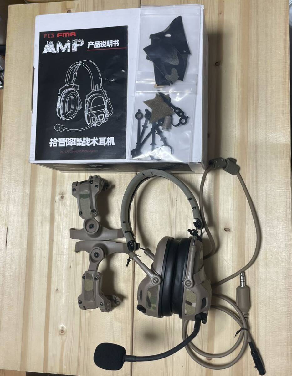 FMA FCS OPS-CORE AMP ヘッドセット レプリカFMA FCS AMP Headset_画像1