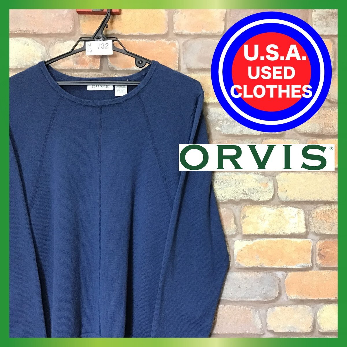 ME6-732 ★ Купить США ★ Смесь Кассимия [Orvis Orvis] Plain / Monochrome Sweater