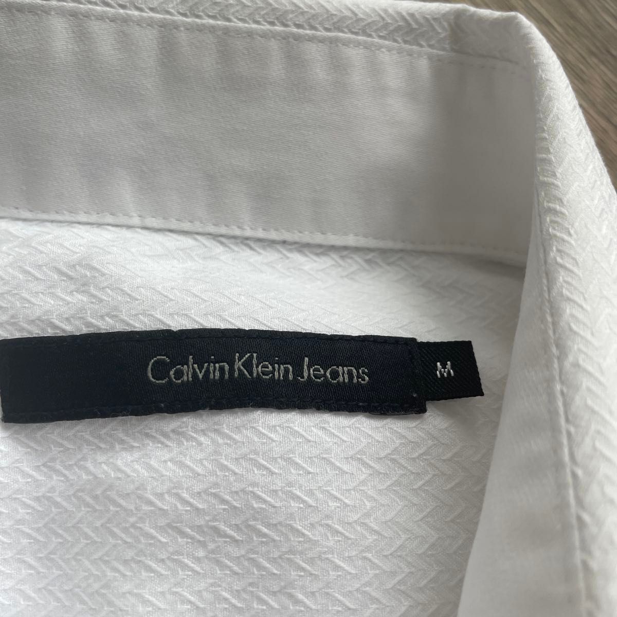 Calvin Klein Jeans 白　シャツ　☆ M