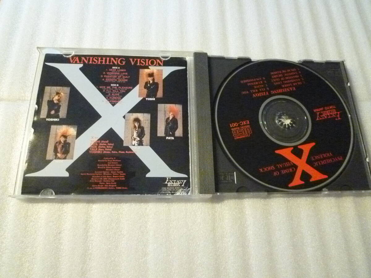 旧規格盤 [EXC-001]◆ X Japan / Vanishing Vision ◆ ヴァニッシング・ヴィジョンの画像2