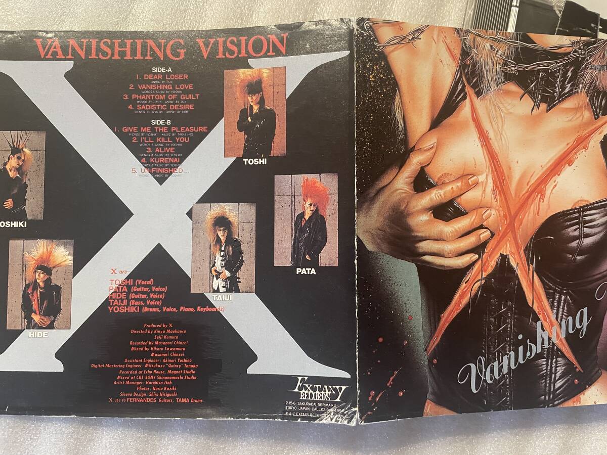 旧規格盤 [EXC-001]◆ X Japan / Vanishing Vision ◆ ヴァニッシング・ヴィジョンの画像5