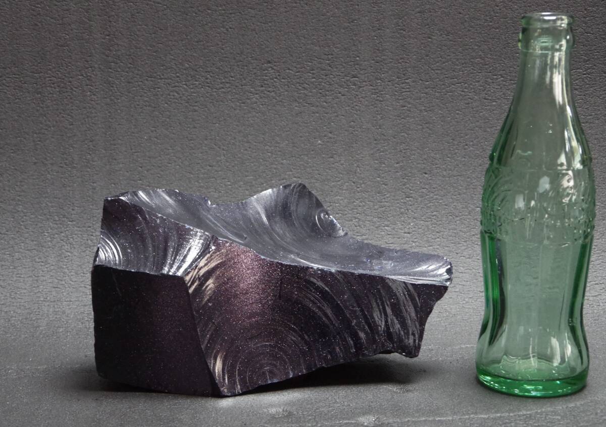 紫金石2.4ｋｇブルーゴールドストーン 鉱物標本 水石 冷静さと自信のパワーストーンの画像1