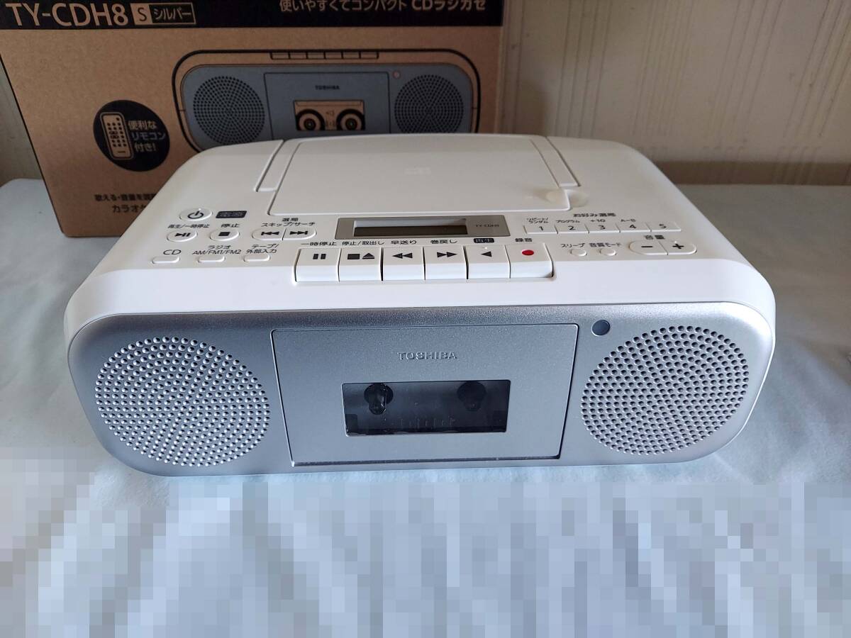 ●東芝 CDラジオカセットレコーダー/ラジカセ TY-CDH8●2021年製 の画像2