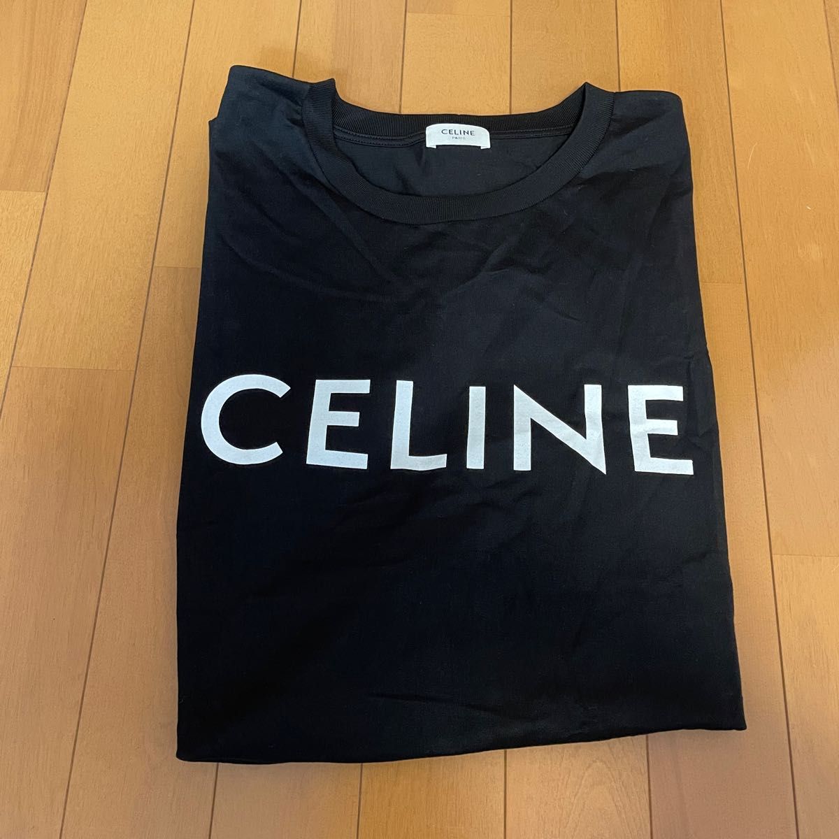 CELINE ルーズTシャツ / コットンジャージーブラック / ホワイト