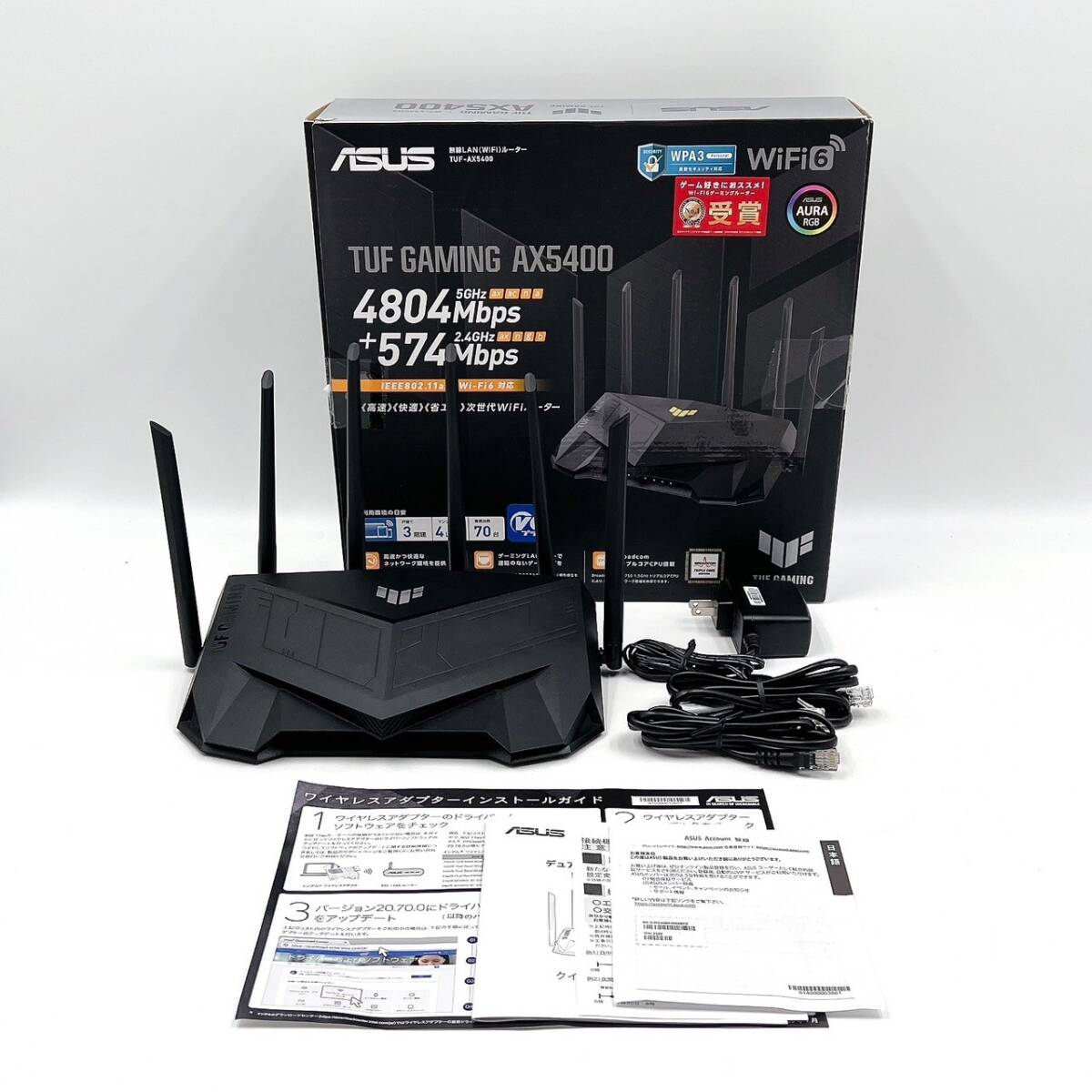 【1円スタート】 ASUS TUF-AX5400 (A) WiFi 無線 ルーター WiFi6 メッシュ機能付 ジャンク