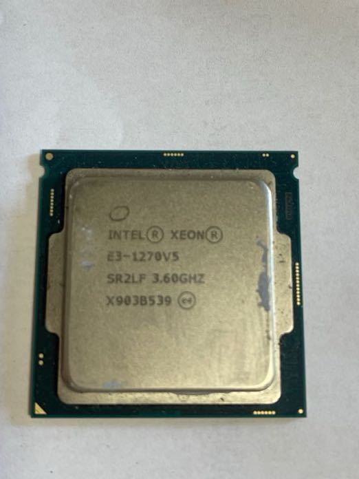 中古CPU Intel Xeon E3-1270 V5 3.60GHz SR2LF_画像1