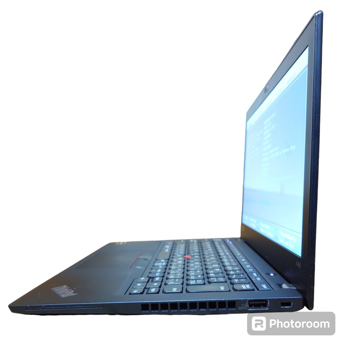 1円スタート！ThinkPad Lenovo Ryzen5 Pro 2500U Radeon Graphics 搭載 ThinkPad A285 メモリ 8GB SSDなし ジャンク扱い BIOS起動確認済みの画像6