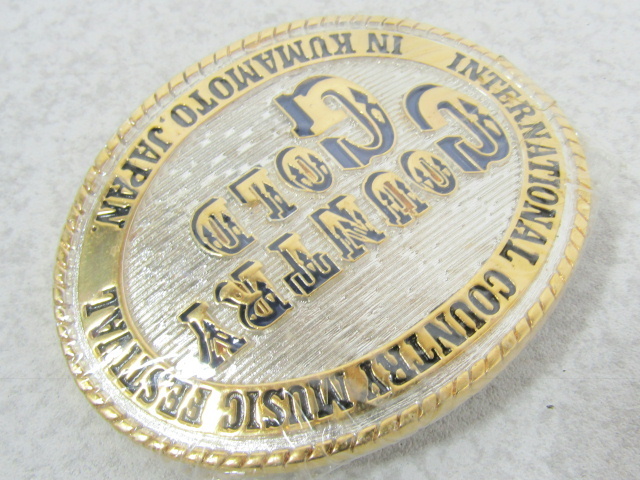 ##③ COUNTRYGOLD Country Gold buckle AWARD DESIGN GP/SP ##