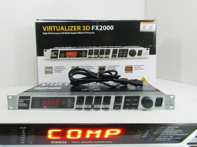 ■■BEHRINGER ベリンガー マルチエフェクター FX2000 VIRTUALIZER 3D 元箱■■の画像1