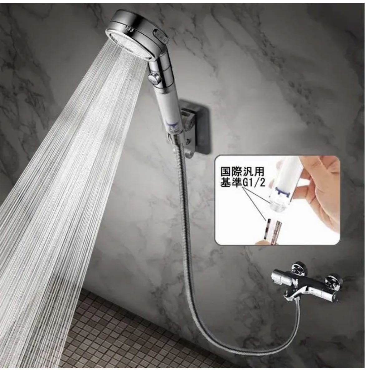 新品シャワーホース　フレキシブルステンレス　バスルームウォーター_画像5