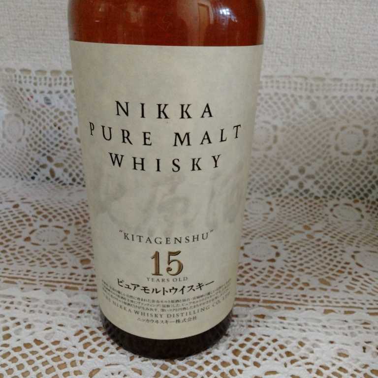 NIKKA PURE MALT WHISKYニッカ ピュアモルト ウイスキー 北原酒 15年 750ml 43% 国産 箱入 未開栓 古酒 　1B-2-0417-IWA-14_画像4