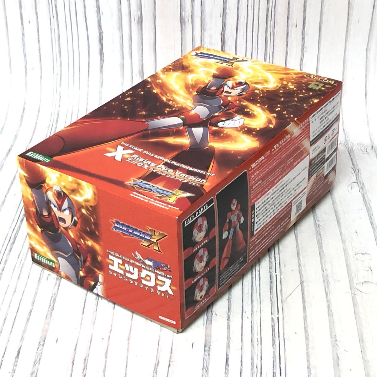 m001L J(80) 149. 未組立 コトブキヤ 1/12 ロックマンX エックス ライジングファイアVer. ROCKMAN CAPCOM RISING FIRE KOTOBUKIYA MEGAMANの画像2