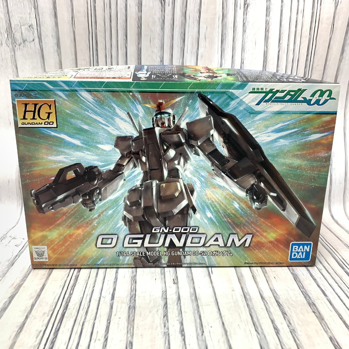 s001 S4 未組立 HG 52 GN-OOO 1/144 Oガンダム O GUNDAM GN-000 ガンダム GUNDAM バンダイ BANDAI プラモデル_画像1