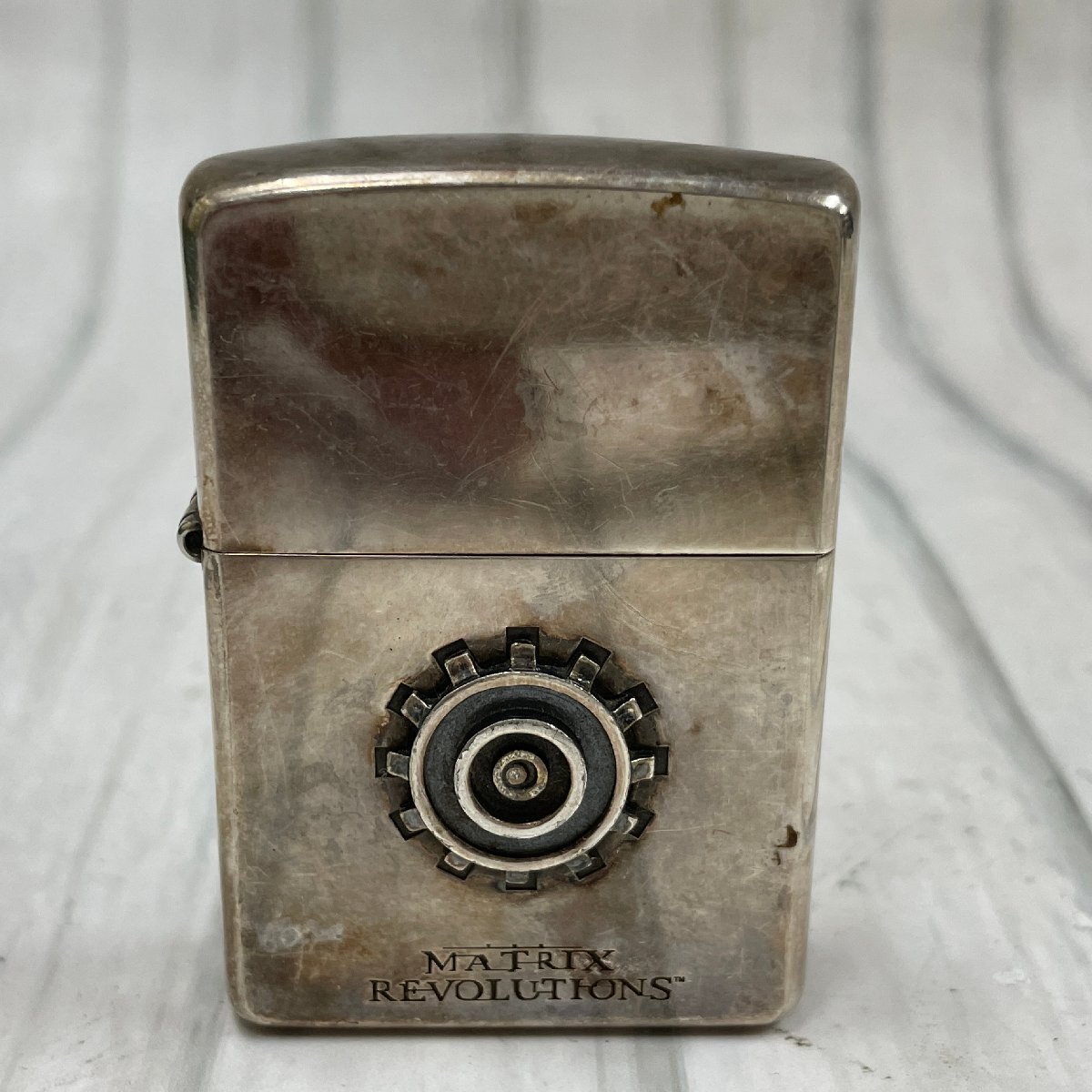 m002 D3(30) 17 ZIPPO ジッポー MATRIX REVOLUTIONS マトリックス レボリューション 2003年製 ヴィンテージ USA オイルライターの画像1