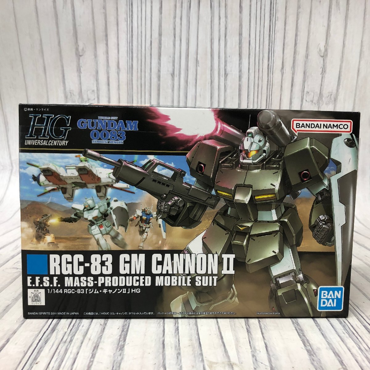 m001L J(80) 190. 未組立 HGUC 1/144 ジム・キャノン2 RGC-83 GM CANNONⅡ ガンダム0083 スターダストメモリー バンダイ プラモデル_画像1