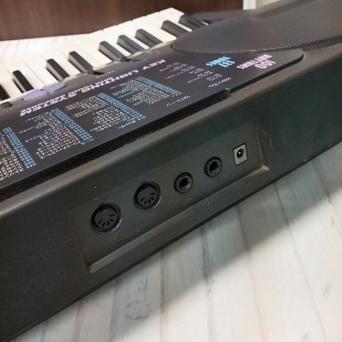 s001 M5 ※直接引取大歓迎※ CASIO カシオ 電子キーボード 光ナビゲーション CTK-660L 中古品 通電確認済の画像9