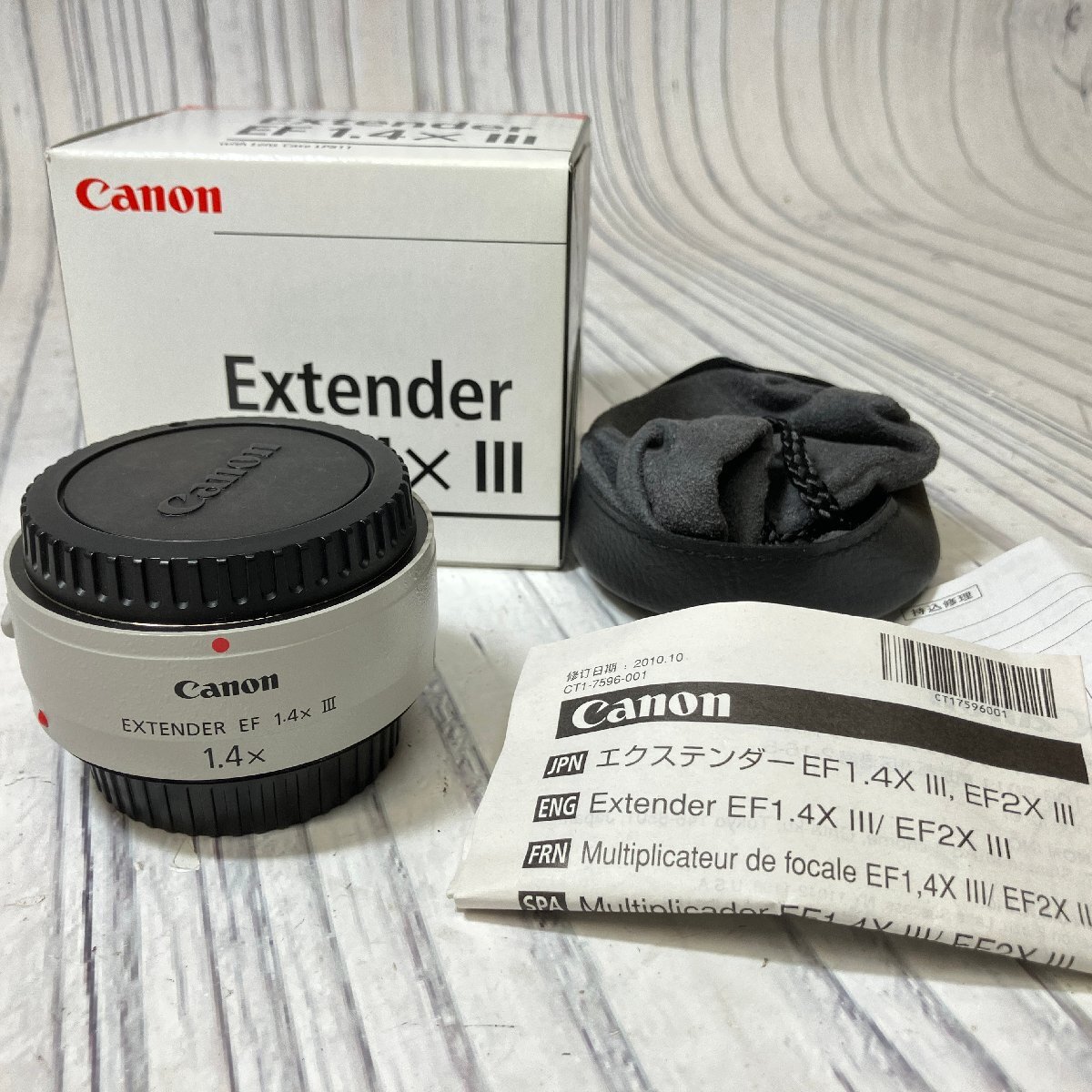 m001 B Canon キヤノン EF 1.4x III EXTENDER エクステンダー 1.4X カメラ 趣味 撮影 EF14X3の画像1