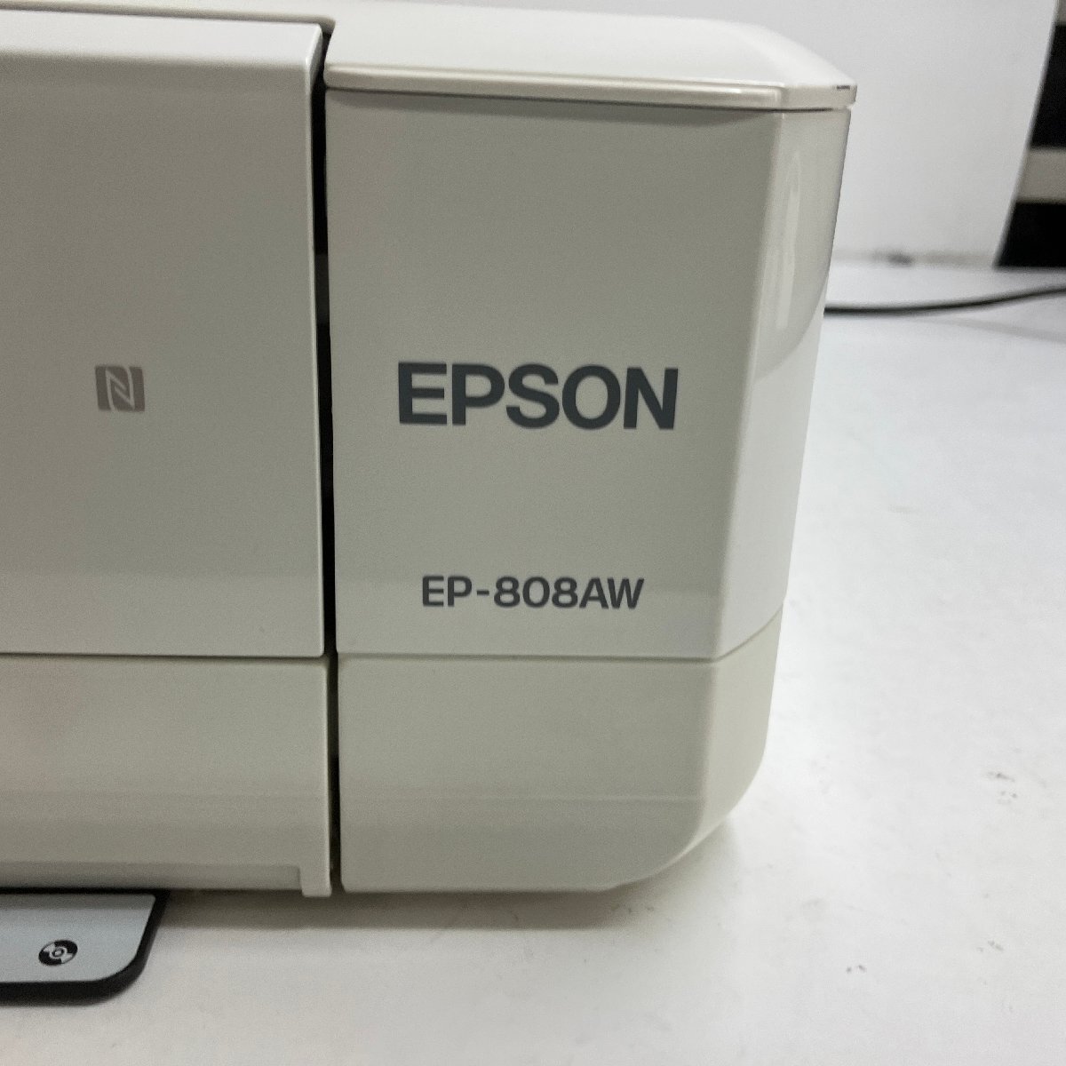 f001 M EPSON エプソン インクジェットプリンター EP-808AW ホワイト プリンター カラリオの画像5