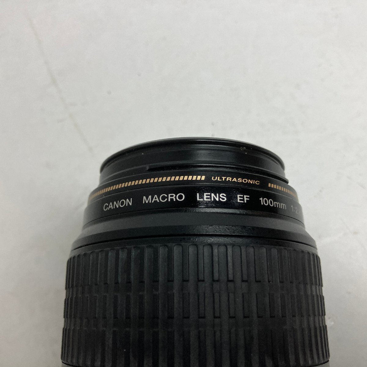 f001 C Canon MACRO LENS EF 100mm 1:2.8 USM ULTRASONIC キャノン ウルトラソニック カメラ レンズ 動作未確認 ジャンクの画像3