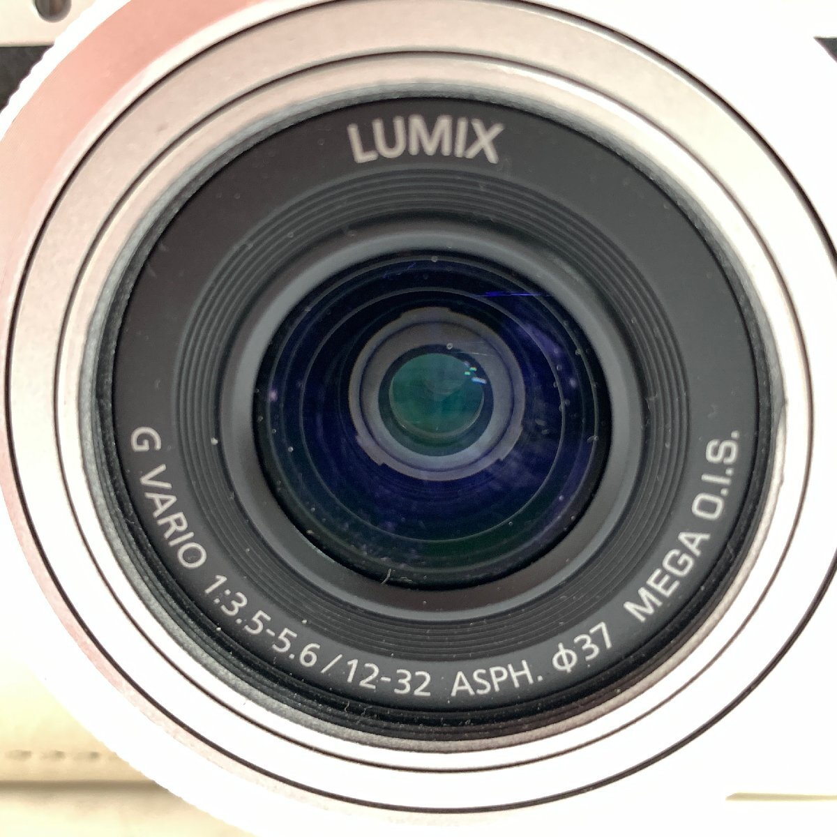 f001 E 美品 Panasonic LUMIX DMC-GF7 G VARIO 1:3.5-5.6/12-32 H-FS12032 H-FS35100 パナソニック ルミックス デジタル カメラ 動作品