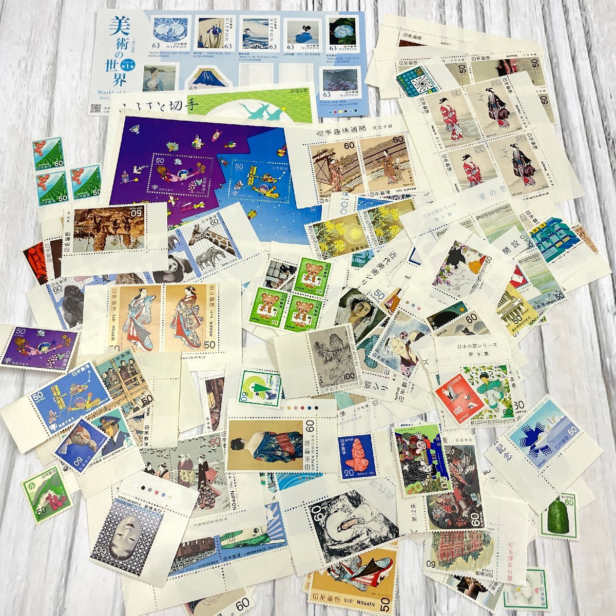 m002 H8 2 送料無料 未使用 バラ 切手 1万円分 額面10,000円分 まとめて 日本切手 郵便 記念切手の画像1