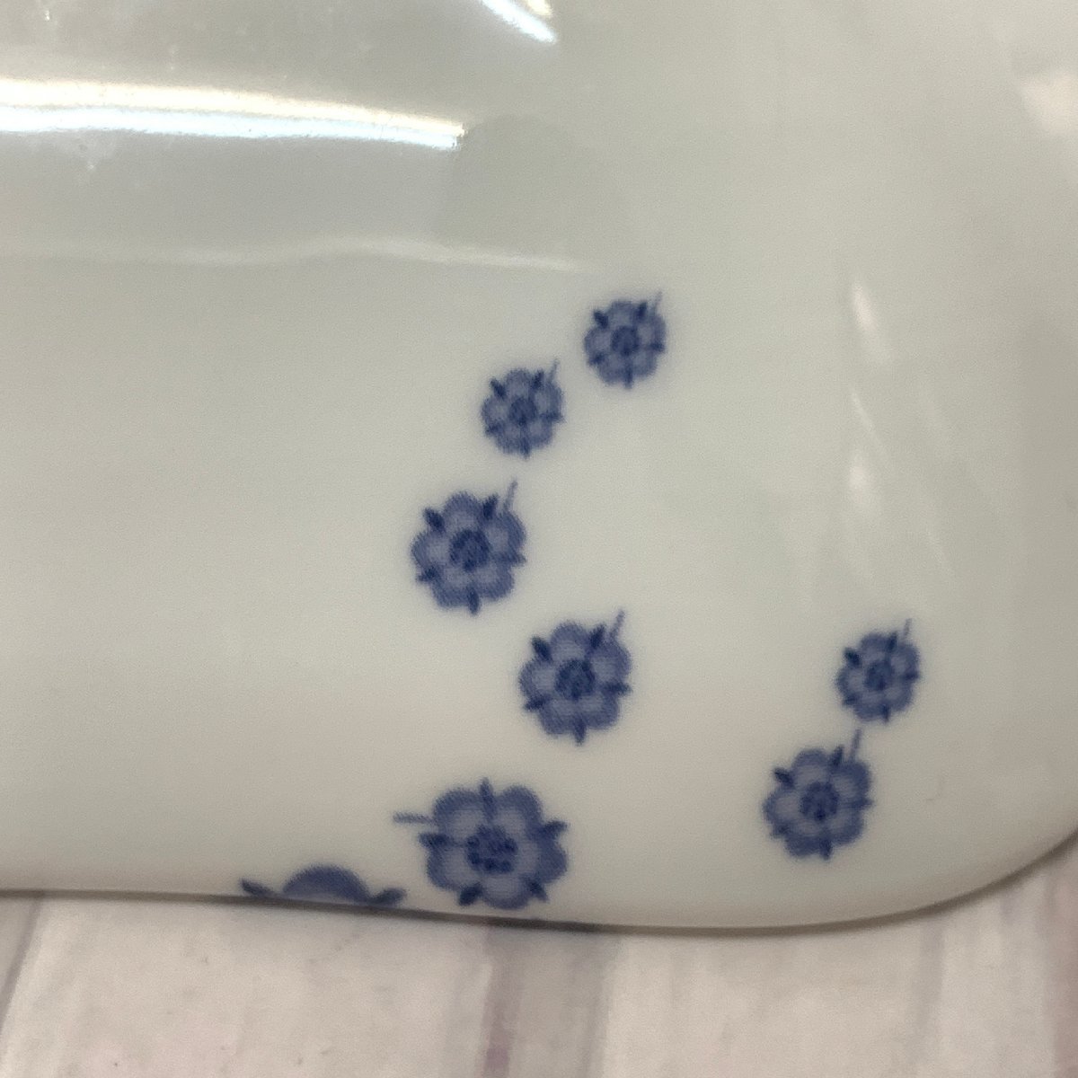 s001 K4 保管品 ウェッジウッド ストロベリーブルーム インディゴ 盛皿 直径約14cm WEDGWOOD STRAWBERRY BLOOM INDIGO 洋食器 中古の画像8