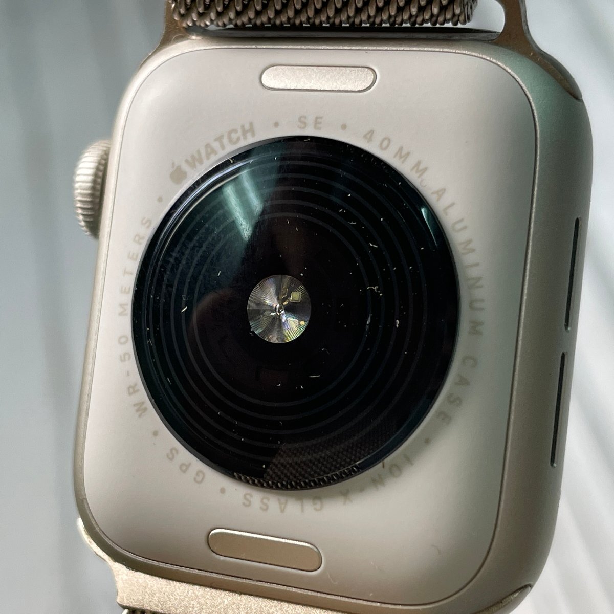 m002 H2(60) 1円～ Apple Watch SE 第2世代 GPSモデル アップルウォッチ 40mm A2722 バッテリー最大容量100% 腕時計 本体のみ_画像2