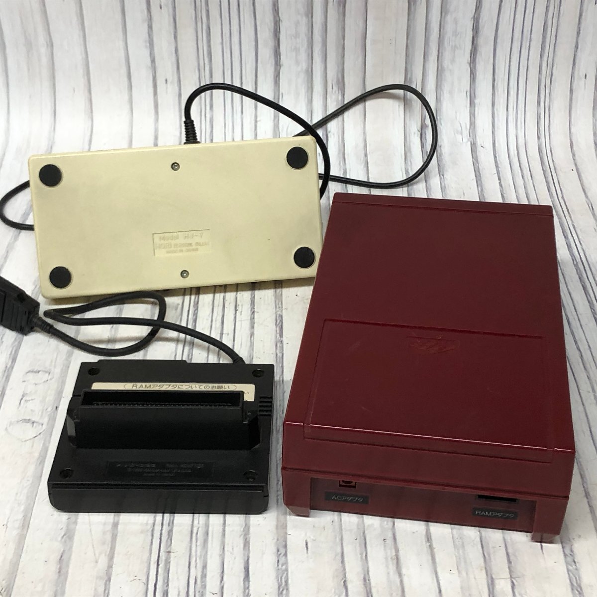 m001 I(100) FCまとめ ファミリーコンピュータ ディスクシステム HVC-022 HVC-023 2コン 四角ボタン ホリ ジョイスティック HJ-7 現状渡_画像5