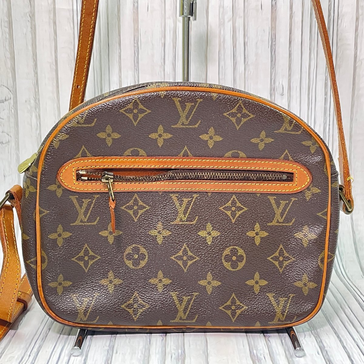 m002 G2(60) LOUIS VUITTON ルイヴィトン サンリス ショルダーバッグ モノグラム M51222 ジャンク 鞄 カバン_画像2