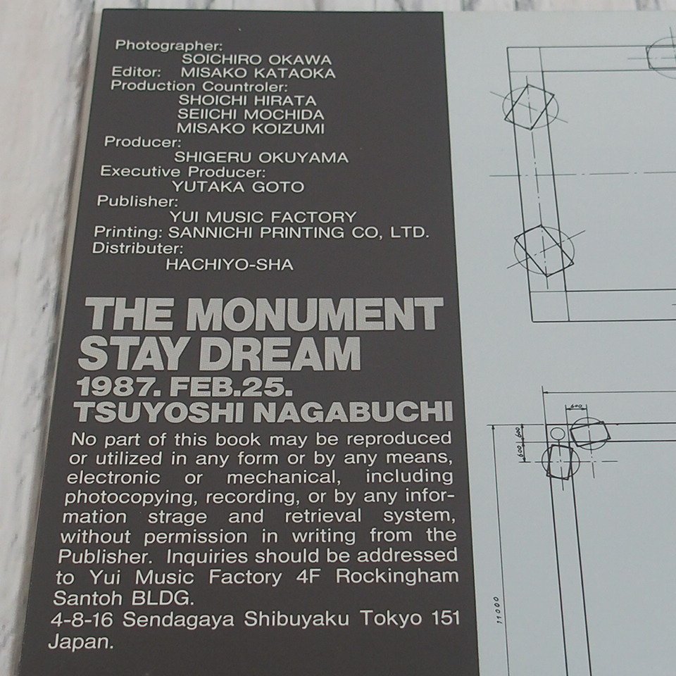 f002 F3 希少 長渕剛 コンサート 大阪城ホール限定 パンフレット STAY DREAM 1987.FEB.25.TSUYOSHI NAGABUCHI 追加公演の画像6